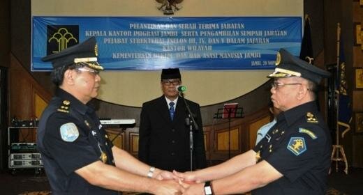 Pelantikan Kepala Kantor Imigrasi Klas I Jambi feature image